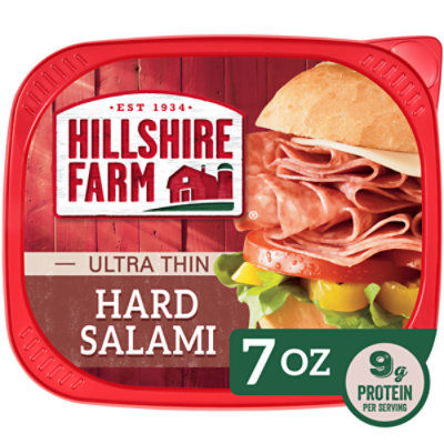 Hillshire Farm Ultra Thin Sliced Lunchmeat Uncured Hard Salami - 7 Oz - Image 1