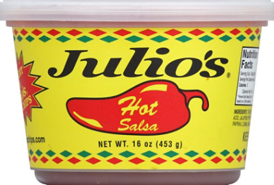 Julios Hot Salsa - 16 Oz - Image 2