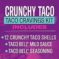 Taco Bell Taco Dinner Kit Crunchy Box - 8.85 Oz - Image 2