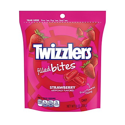 Twizzlers Bites Strwb Filled - 8 Oz - Image 2