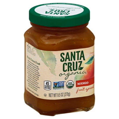 Santa Cruz Organic Spread Fruit Mango 9.5 Oz Pavilions