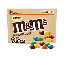 M&M'S Almond Milk Chocolate Candy Sharing Size Bag - 9.3 Oz