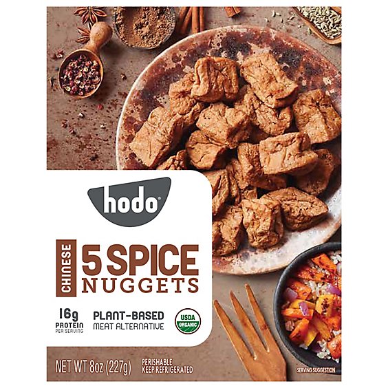 Hodo Tofu Nuggets 5 Spice Org - 8 Oz
