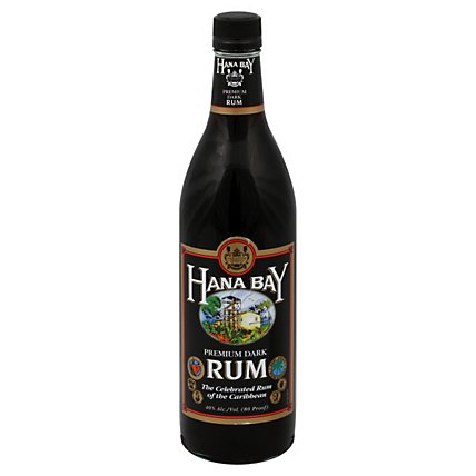 Hana Bay Rum Dark Black - 750 Ml - Image 1