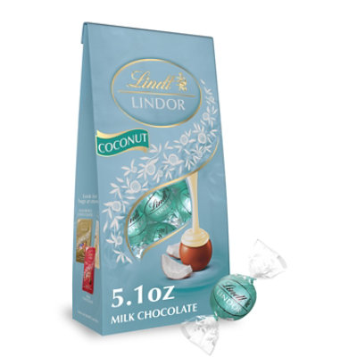 Lindt Lindor Truffles Milk Chocolate Coconut - 5.1 Oz