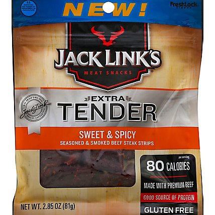Jack Links Steak Strips Sweet Spicy Extra Tender - 2.85 Oz - Image 2