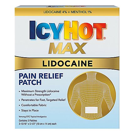 Icy Hot Pain Patch W/Lidoc - 5 Count - Image 3
