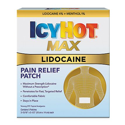 Icy Hot Pain Patch W/Lidoc - 5 Count - Image 2