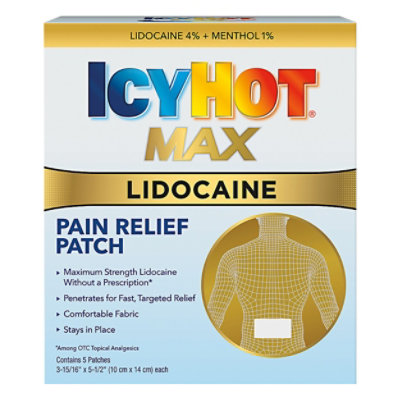 Icy Hot Pain Patch W/Lidoc - 5 Count