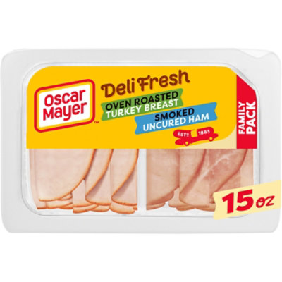 Oscar Mayer Deli Fresh Turkey & Ham Combo - 15 Oz