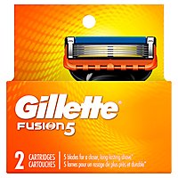 Gillette Fusion5 Mens Razor Blade Refills - 2 Count - Image 2