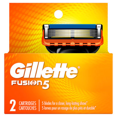 Gillette Fusion5 Mens Razor Blades - 2 Count