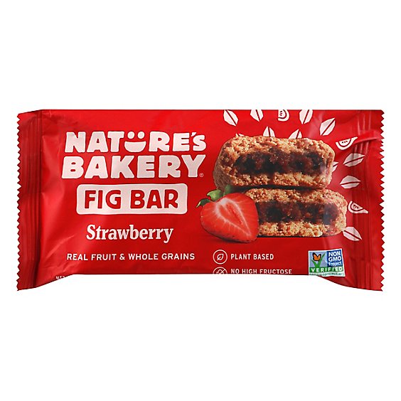 Natures Bakery Bar Fig Ww Strwbrry - 2 Oz