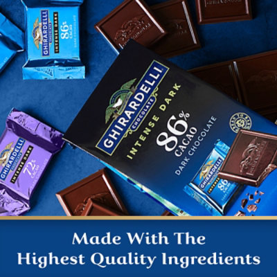 Ghirardelli Intense Dark 86% Cacao Chocolate Squares - 4.12 Oz - Image 5