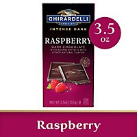 Ghirardelli Intense Dark Raspberry Radiance Chocolate Bar - 3.5 Oz - Image 1