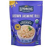 Lundberg Organic Rice Jasmine Thai Hom Mali Brown Box - 8 Oz