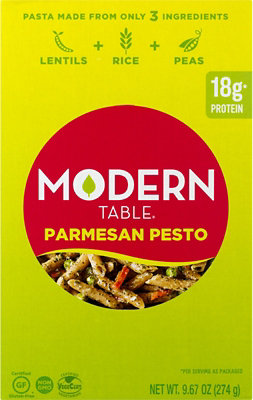 Modern Table Meals Meal Kit Lentil Pasta Parmesan Pesto Box - 9.67 Oz