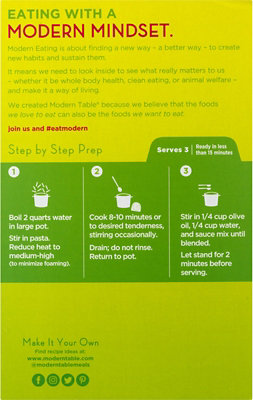 Modern Table Meals Meal Kit Lentil Pasta Parmesan Pesto Box - 9.67 Oz - Image 2