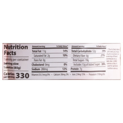 Erin Baker's Peanut Butter Chocolate Breakfast Cookie - 3 Oz - Image 4