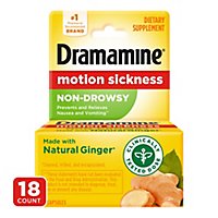 Dramamine Non-Drowsy Natural - 18 Count - Image 2