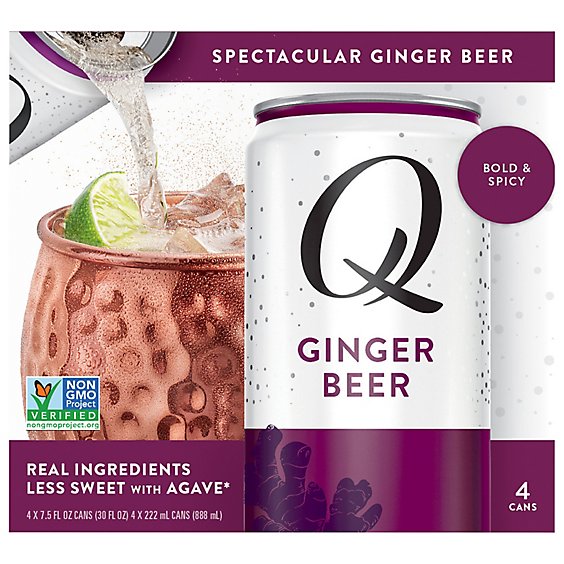 Q Mixers Ginger Beer - 4-7.5 Fl. Oz.