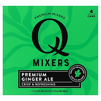 Q Mixers Ginger Ale - 4-7.5 Fl. Oz. - Image 1