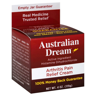 Australian Dream Pain Relief Cream Arthritis - 4 Oz