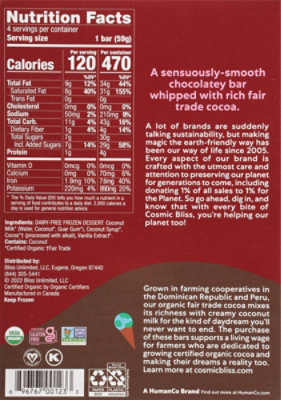 Luna & Larrys Dark Chocolate Coconut Bliss Bars - 4-3 Fl. Oz. - Image 6