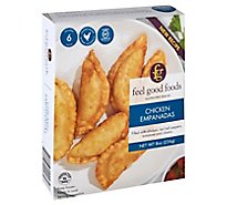 Feel Good Foods Empanadas Chicken - 8 Oz
