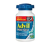 Advil Liqui-Gels Easy Open Arthritis Cap Pain Reliever Fever Reducer 200mg Ibuprofen - 160 Count