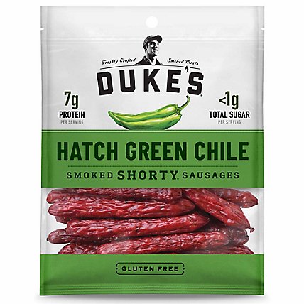 Duke's Hatch Green Chile Smoked Shorty Sausages - 5 Oz - Image 2