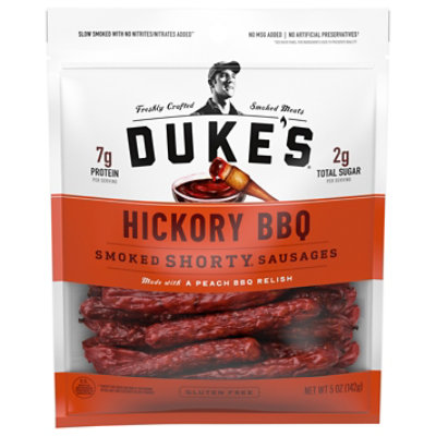 Duke's Hickory Peach BBQ Smoked Shorty Sausages - 5 Oz - Image 3