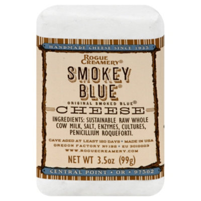 Rogue Creamery Smokey Blue Cheese Blue Original Smoked Pack - 3.5 Oz