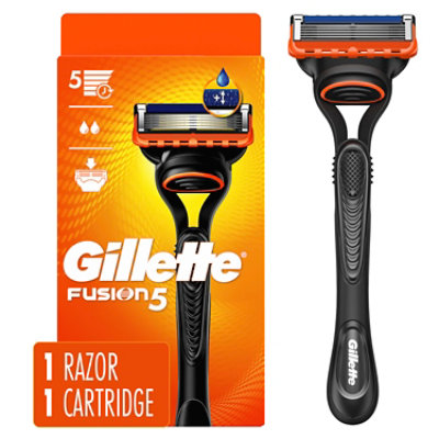 Gillette Fusion5 Mens Razor Handle + 1 Blade Refill - Each - Image 1