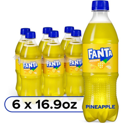 Fanta Soda Pop Pineapple Flavored - 6-16.9 Fl. Oz. - randalls