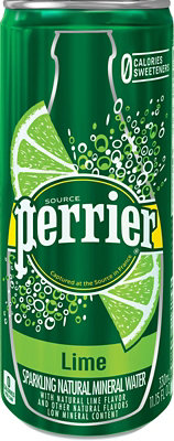 Perrier Lime Sleek Can - 330 Ml