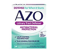 AZO Urinary Tract Defense Antibacterial Protection Tablets - 24 Count