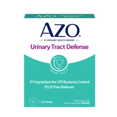 AZO Urinary Tract Defense Antibacterial Protection Tablets - 24 Count