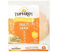 Tumaros Wrap Low Carb Mltigr - 8 Each