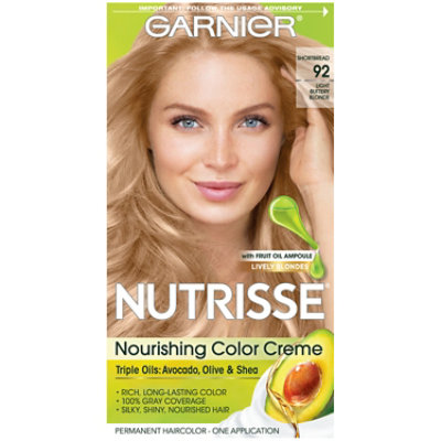 Nutrisse Permanent Haircolor Color Creme Nourishing Light Buttery Blonde 92 - Each - Image 2