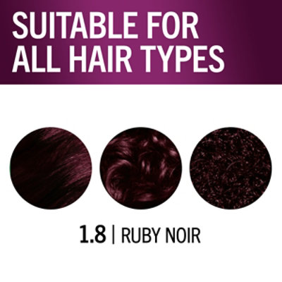 Schwarzkopf Keratin Color 1.8 Ruby Noir Permanent Hair Color Cream - Each - Image 5