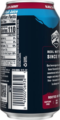 Blue Sky Soda Pop Cane Sugar Black Cherry - 12 Fl. Oz. - Image 6