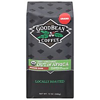 GoodBean Coffee Coffee Organic Ground Medium-Dark Roast Out Of Africa - 12 Oz - Image 1