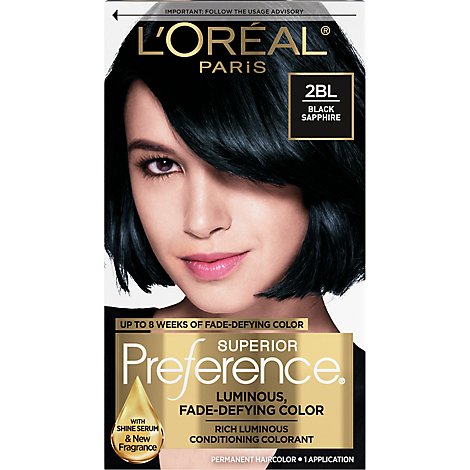 LOreal Superior Preference Hair Color Black Sapphire 2Bl - Each