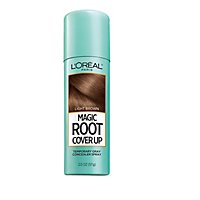 LOreal Paris Magic Root Cover Up Gray Light Brown Hair Concealer Spray - 2 Oz - Image 1
