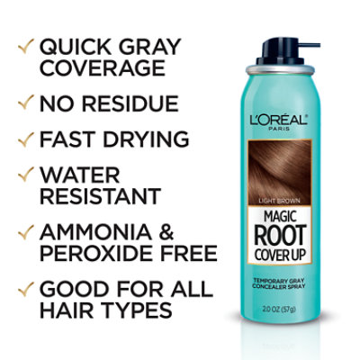 LOreal Paris Magic Root Cover Up Gray Light Brown Hair Concealer Spray - 2 Oz - Image 3