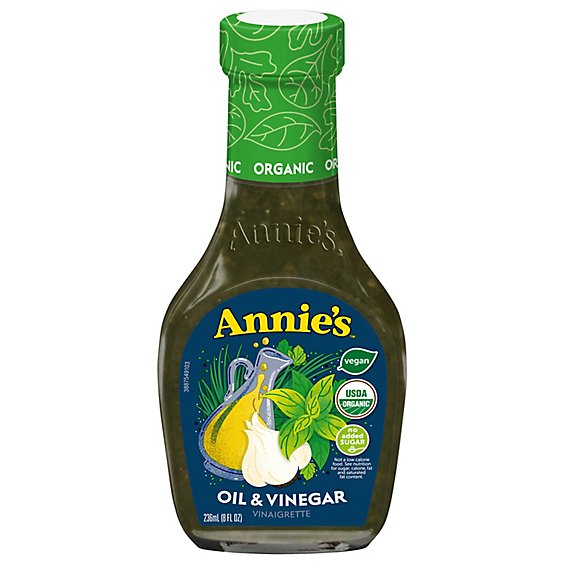 Annies Naturals Vinaigrette Organic Oil & Vinegar With Balsamic Vinegar - 8 Oz