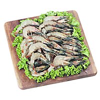 Seafood Counter Shrimp 10 To 15 Ct Head On Gulf Frozen Service Case - 1.50 LB - Image 1