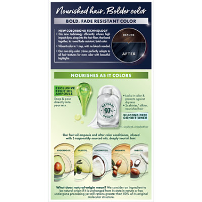 Garnier Nutrisse Ultra Color Nourishing Hair Color Creme IN1 Dark Intense Indigo Kit - Each - Image 2