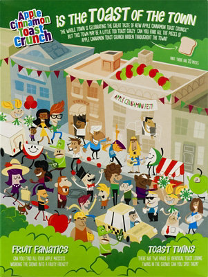 Cinnamon Toast Crunch Apple Cereal Oats & Corn - 11.1 Oz - Image 2